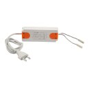 SYS-MiniAMP - Trafo 24V/DC, 0-50W, 120cm Kabel mit Flachstecker, sekundär 2 female Buchsen