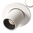 LED recessed luminaire pipe MiniAMP white, 3W, 24V DC,...