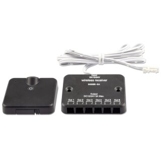 SYS-MiniAMP - Touch/Funk PWM-Dimmer mit PIR Sensor, 1 Kanal, 12-24V DC 5A, inkl. Funktaster