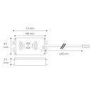 Sys-Pro radio HF motion detector MiniAMP with inverted function for UV-C, 9-24V