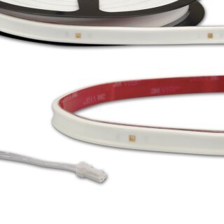 SYS-MiniAMP - LED UV-C Flexband 270nm, 12V DC, 12W, IP54, 116cm, weiß, eins. Kabel + maleAMP, 24 LED/m