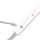 LED UV-C MiniAMP flex stripe 270nm, 12V DC, 12W, IP54, 116cm white, one-sided cable+maleAMP 24 LED/m