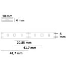 SYS-MiniAMP - LED UV-C Flexband 270nm, 12V DC, 6W, IP54, 116cm, schwarz, eins. Kabel + maleAMP, 12 LED/m