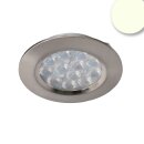 Recessed furniture spotlight MiniAMP silver, 4W, 60°,...