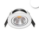 LED spotlight recessed MiniAMP 24V DC, 68mm hole, brushed...