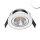 SYS-MiniAMP - LED Einbaustrahler 24V DC, 68mm Loch, alu gebürstet, 5W, 4000K, dimmbar