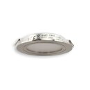 SYS-MiniAMP - LED Möbeleinbaustrahler silber, 2W, 24V DC warmweiß 3000K - 12er-Set mit Trafo