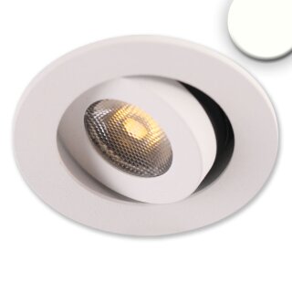 SYS-MiniAMP - LED Einbauleuchte weiß, 3W, 24V DC, neutralweiß -  3er-Set mit Trafo