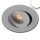 SYS-MiniAMP - LED Einbauleuchte alu gebürstet, 3W, 24V DC, neutralweiß -  4er-Set mit Trafo