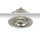 LED recessed luminaire MiniAMP brushed aluminum, 3W, 12V DC, warm white, dimmable, 100cm cable