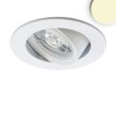 LED recessed luminaire Slim68 MiniAMP white, round, 8W,...