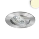 LED Recessed luminaire Slim68 MiniAMP aluminum brushed,...