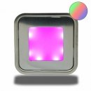 ARGOSeasy - LED (Boden-)Einbaustrahler Edelstahl quadratisch IP54 RGB